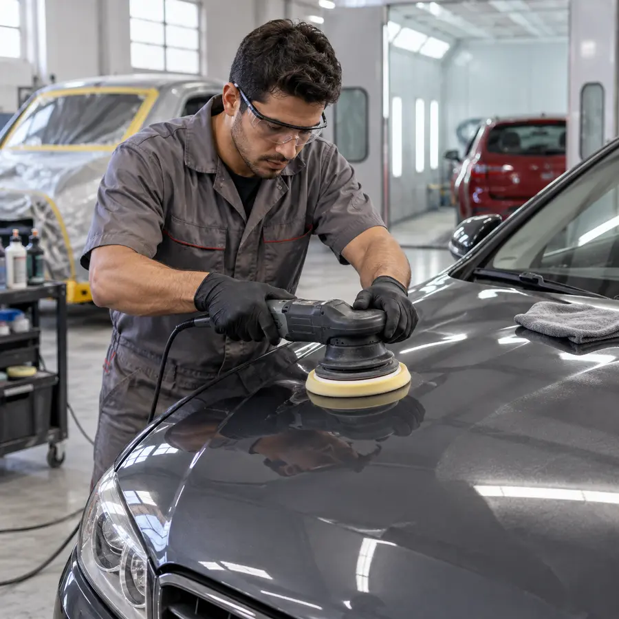 Diferença entre polimento e repintura — Pintura Automotiva